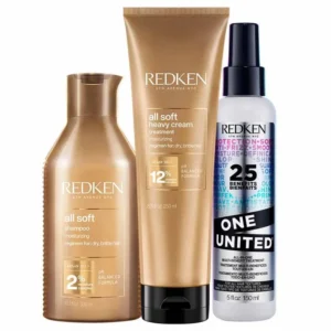 Redken Kit - Spray de Tratamento One United + Shampoo Hidratante + Máscara de Hidratação Kit