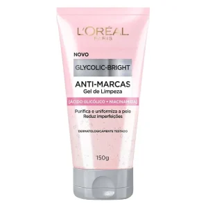 Gel de Limpeza Facial Anti-Marcas L'Oréal Paris - Glycolic Bright 150g