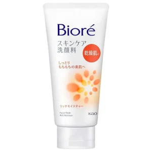 Sabonete de Limpeza Facial Biore Skincare Wash Rich Moisture 130g