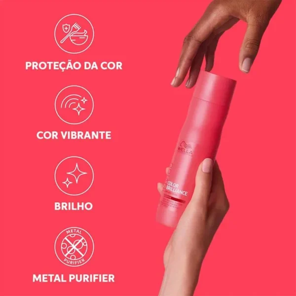 Wella Professionals Invigo Color Brilliance - Shampoo 250ml - Imagem 5