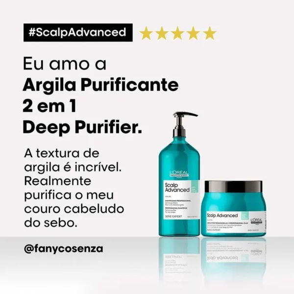 L'Oréal Professionnel Scalp Argila Purificante 500ml - Imagem 5
