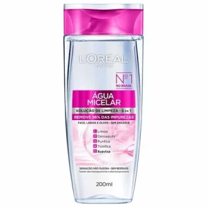 Água Micelar L'Oréal Paris Solução de Limpeza 5 em 1 200ml